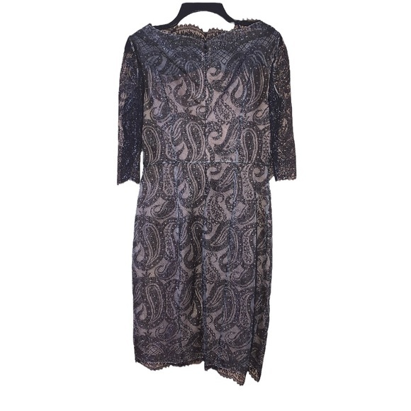 - Erdem black lace midi dress size 8 - Picture 3 of 8